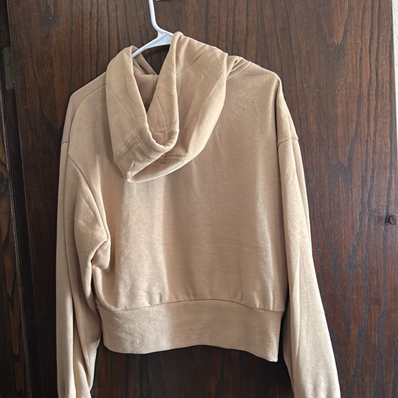 Brown cropped sweatshirt - Picture 3 of 3
